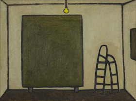 William Wright, Small Interior with Step Ladder, 2022