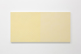 François Morellet, Trames de points jaunes sur trames de points roses et trames de points roses sur trames de points jaunes, 1974
