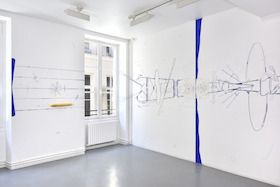 Keita Mori, Installation de Keita Mori à la galerie Catherine Putman, 2021