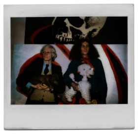 Alex Kayser, "The dogshow" Andy Warhol and Alex Kayser, 1977