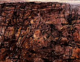 Jean Dubuffet, Paysage désorienté, 1957