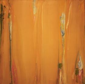 Olivier Debré, Ocre jaune taches colorées, 1980