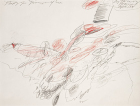 Cy Twombly, Study for Triumph of Love, 1961