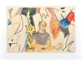 Larry Rivers, Roy and Dorthy Lichtenstein, 1981