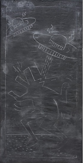 Keith Haring, Untitled (Space Ships), 1984