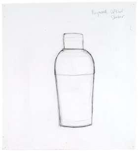 Donald Sultan, Raynaud Cocktail Shaker. Vogue Drawings, 1997
