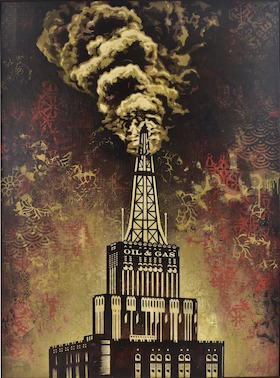Shepard Fairey, Oil and Gas Building, 2015