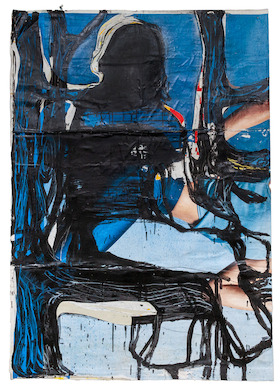 Jean-Charles Blais, nuit noire (bleu), 2023
