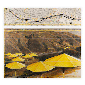 Christo Javacheff, The Umbrella’s (California), 1988