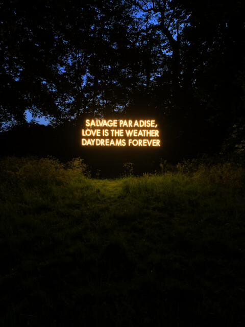 Robert Montgomery, Salvage Paradise, 2021