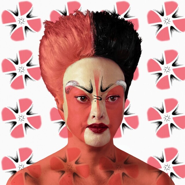 ORLAN, Self-Hybridation Masques de l'Opéra de Pékin, 2014